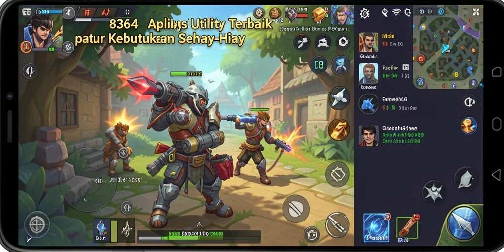 Screenshot tampilan utama 8364 menampilkan berbagai fitur Utility.