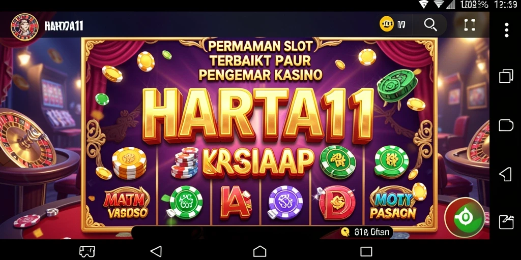 Tampilan gameplay HARTA11 dengan desain slot yang menarik.