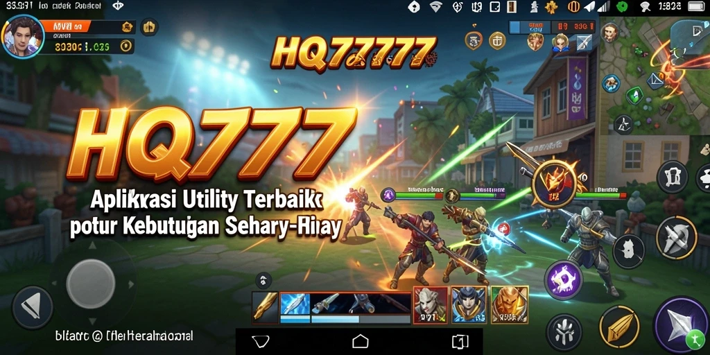Tampilan aplikasi HQ777 yang memudahkan pengguna dalam mengatur kegiatan.