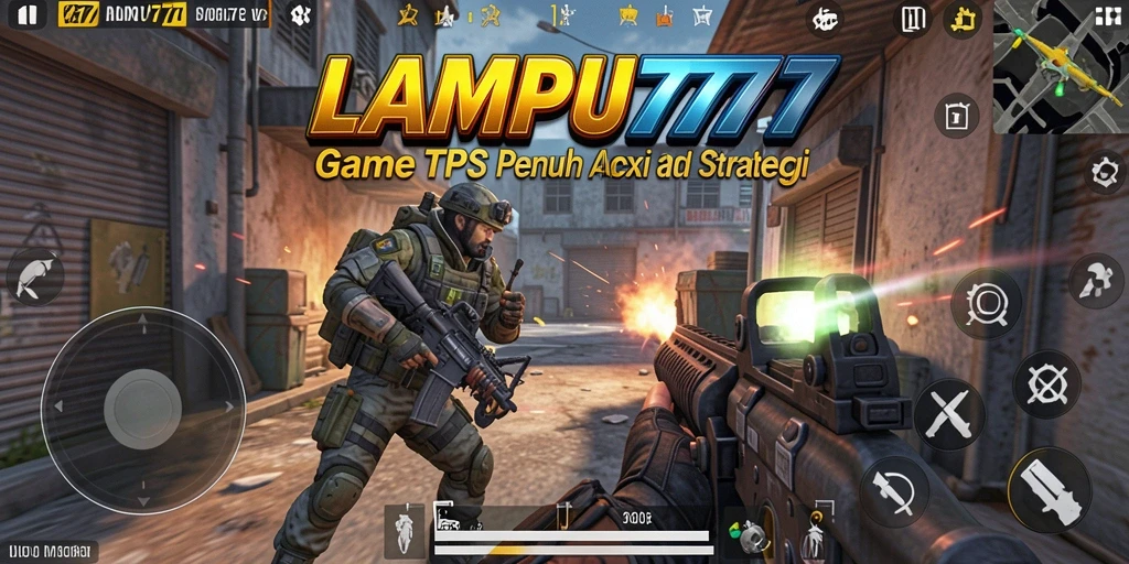 Screenshot utama LAMPU777 menampilkan aksi tempur yang intens.
