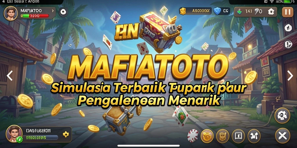 Screenshot MAFIATOTO menampilkan suasana simulasi yang menarik dan mendetail.