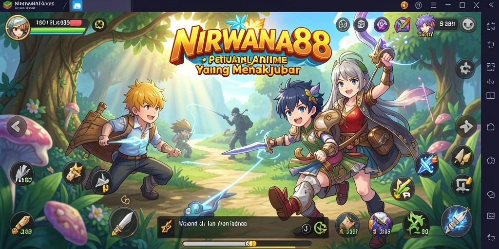 Screenshot NIRWANA88 menampilkan aksi seru dalam petualangan Anime.