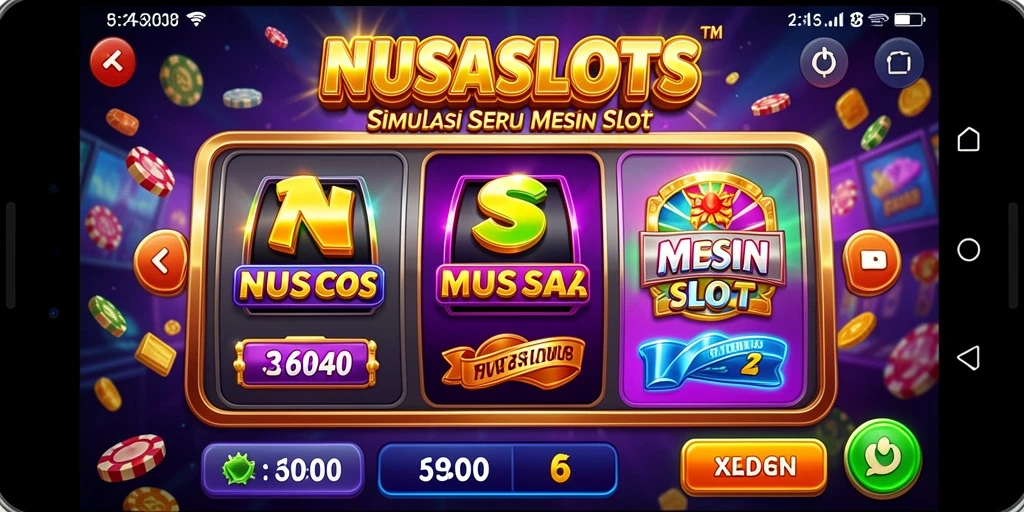 Tampilan gameplay NUSASLOTS yang menarik dan penuh warna.