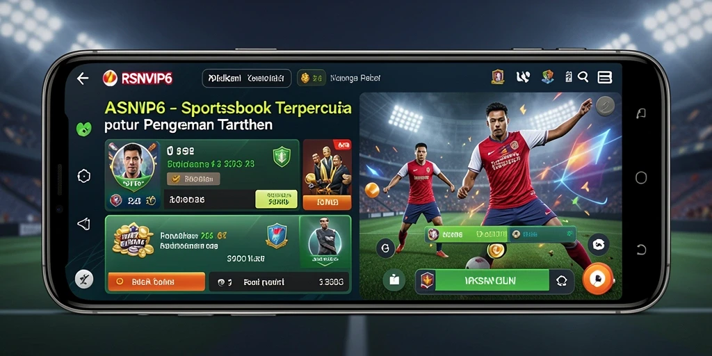 Screenshot utama RSNVIP6 menampilkan antarmuka pengguna yang intuitif dalam taruhan olahraga.