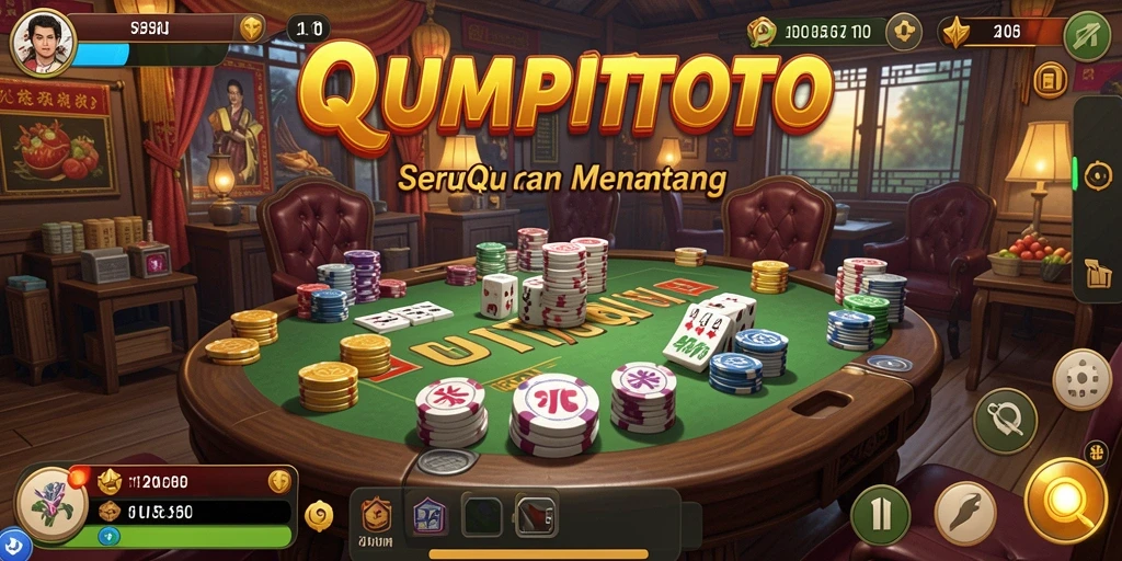 Tampilan gameplay seru dari RUMPITOTO yang penuh strategi.
