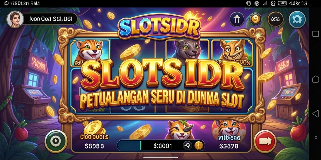 Gameplay seru SLOTSIDR dengan berbagai tantangan petualangan.